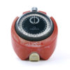 --- caliber 7711 --- ikonicstopwatch.com --- close up with red protective shell (cover) --- ikonicstopwatch.com