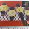 Vintage commercial HEUER leaflet (golden hours) --- wide shot (measurement) --- ikonicstopwatch.com