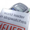 Vintage HEUER-Leonidas stopwatch microsplit ref. 1000 --- box opened --- ikonicstopwatch.com
