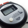 Vintage HEUER stopwatch ref. 230 microsplit (lake placid olympic games version) --- close up shot --- ikonicstopwatch.com