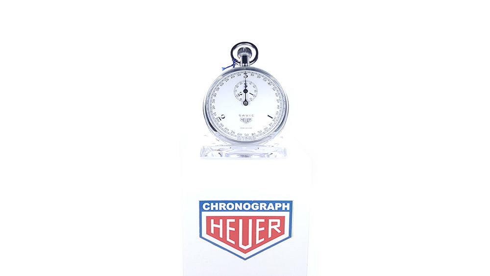 Vintage HEUER stopwatch ref. 920 --- wide shot --- ikonicstopwatch.com