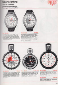Vintage english 1981 HEUER stopwatch catalog --- page 15 --- ikonicstopwatch.com