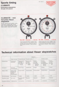 Vintage english 1981 HEUER stopwatch catalog --- page 22 --- ikonicstopwatch.com