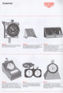 Catalogue vintage HEUER 1969 en allemand --- scan page 32 --- ikonicstopwatch.com