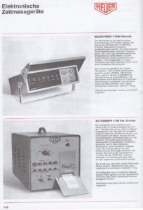 Catalogue vintage HEUER 1969 en allemand --- scan page 38 --- ikonicstopwatch.com