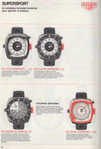 Catalogue vintage HEUER 1978 en allemand --- scan page 14 --- ikonicstopwatch.com