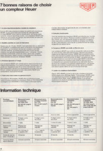 Catalogue vintage HEUER 1978 en allemand --- scan page 6 --- ikonicstopwatch.com