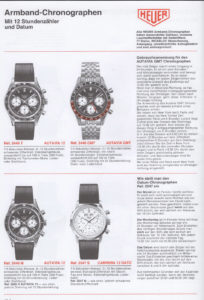 Vintage german 1969 HEUER catalog --- scan page 36 --- ikonicstopwatch.com