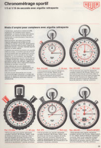 Vintage french 1978 HEUER catalog --- page 13 scan --- ikonicstopwatch.com