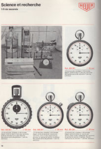Vintage french 1978 HEUER catalog --- page 16 scan --- ikonicstopwatch.com