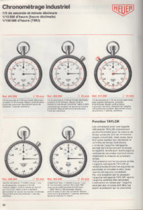 Vintage french 1978 HEUER catalog --- page 22 scan --- ikonicstopwatch.com