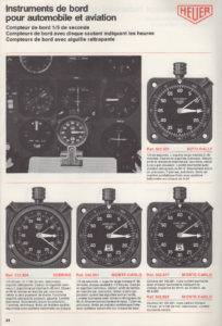 Vintage french 1978 HEUER catalog --- page 24 scan --- ikonicstopwatch.com