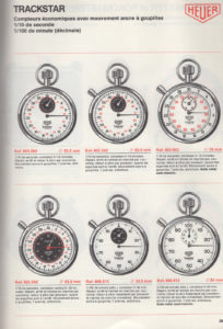 Vintage french 1978 HEUER catalog --- page 29 scan --- ikonicstopwatch.com