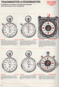 Vintage french 1978 HEUER catalog --- page 30 scan --- ikonicstopwatch.com