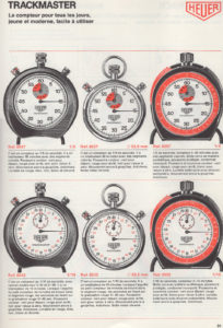 Vintage french 1978 HEUER catalog --- page 31 scan --- ikonicstopwatch.com