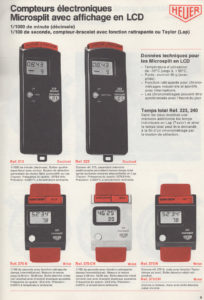 Vintage french 1978 HEUER catalog --- page 9 scan --- ikonicstopwatch.com
