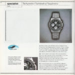 Vintage 1990 Tag HEUER catalog --- page 20 scan (ref. 273.306 chronograph) --- ikonicstopwatch.com