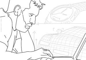 Interview with Tomas Nadr --- computer and design illustration --- ikonicstopwatch.com